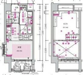 姫島駅 徒歩3分 7階の物件間取画像